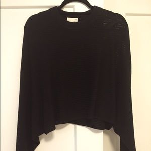 Wilfred Free Cropped Knit Sweater.